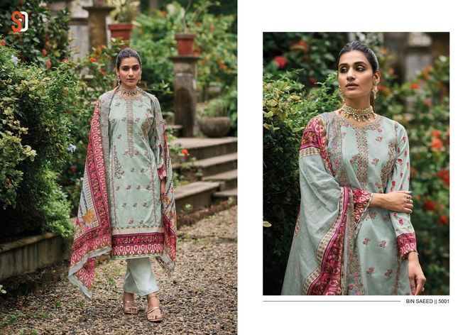 Bin Saeed Lawn Collection Vol 5 By Shraddha Pakistani Salwar Suits Catalog